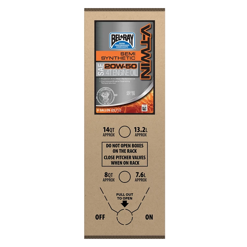 Bel-Ray V-Twin Semi-Synthetic 20W-50 22.7L
