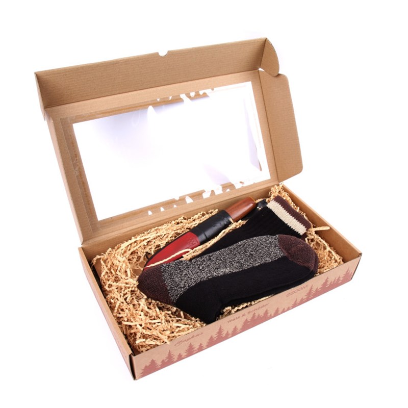 W+S lahjasetti metsästäjän puukko + saapassukat 39-42