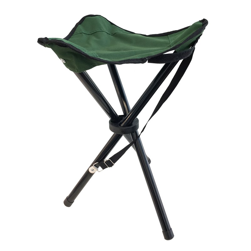 Erä Outdoors Kolmijalkatuoli, teräs 32x32x42cm Vihreä