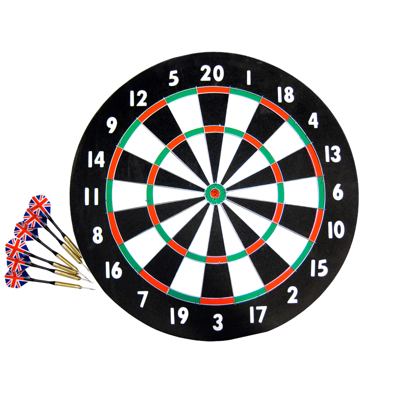 Summer Sport Tikkataulu Darts 17"x1" + tikat 6 kpl