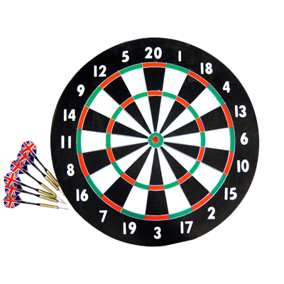 Summer Sport Tikkataulu Darts 17"x1" + tikat 6 kpl