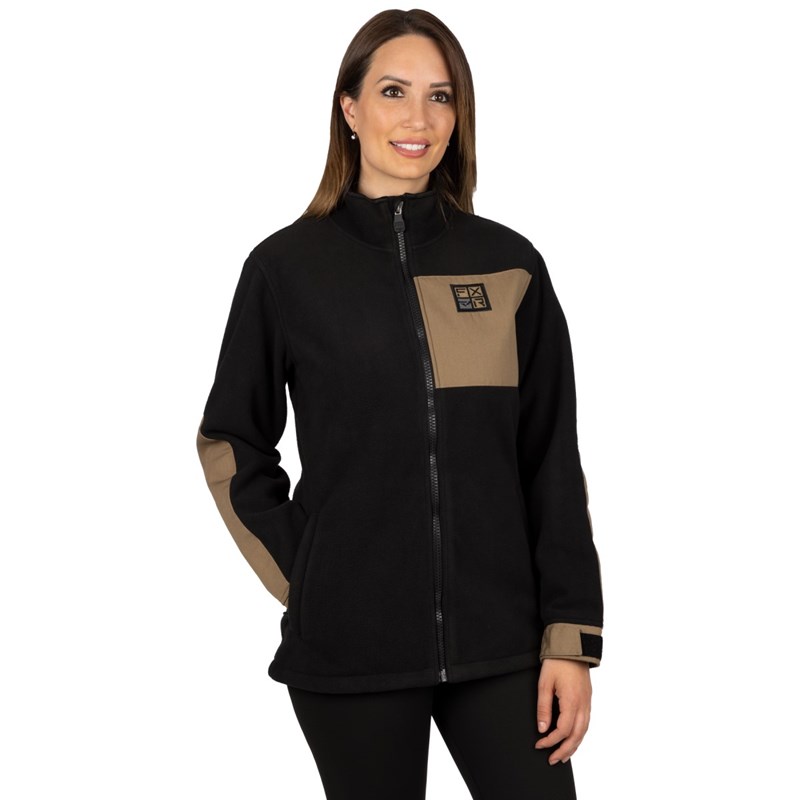 W Grind Fleece Jacket L Black/Canvas