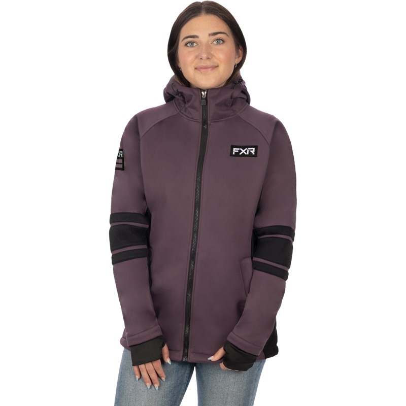 W Maverick Softshell Jacket Muted Grape/Black M