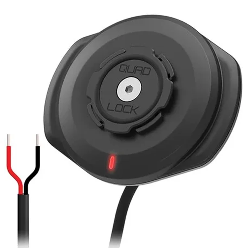 Quad Lock 12–24 V Vedenkestävä langaton latauspää