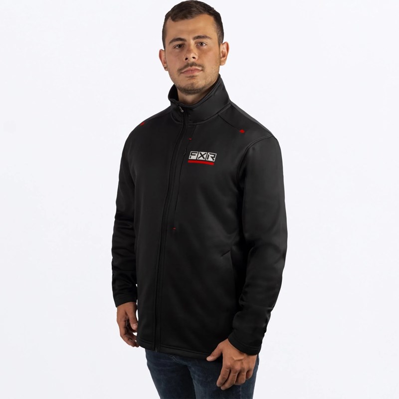 M Elevation Tech Zip-Up S Black/Red