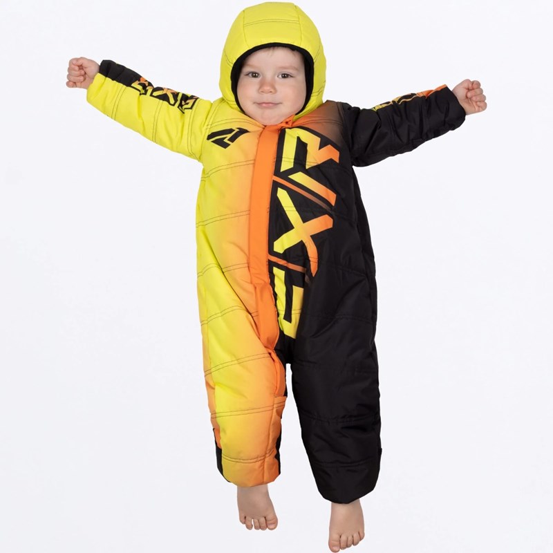 Infant CX Snowsuit 0-6 Black/Inferno