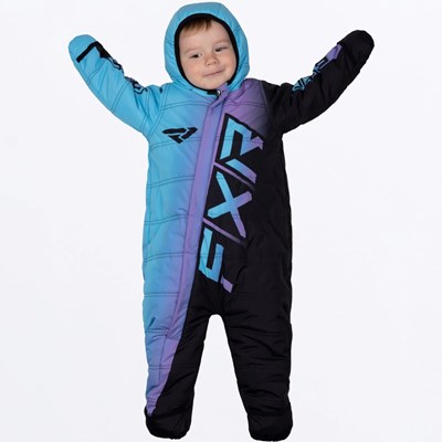 Infant CX Snowsuit 12-18 Black/Lilac-Sky