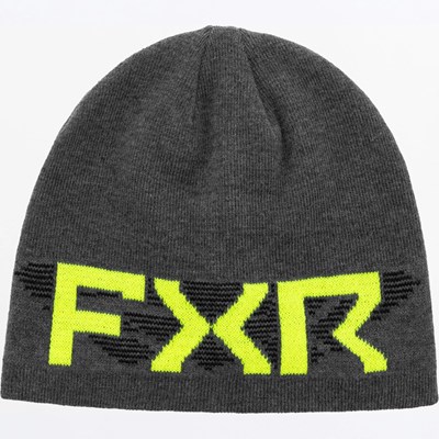 Split Beanie Adult Char Heather/HiVis