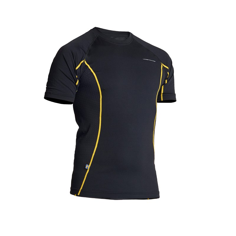 Lindstrands T-paita Dry Musta XS