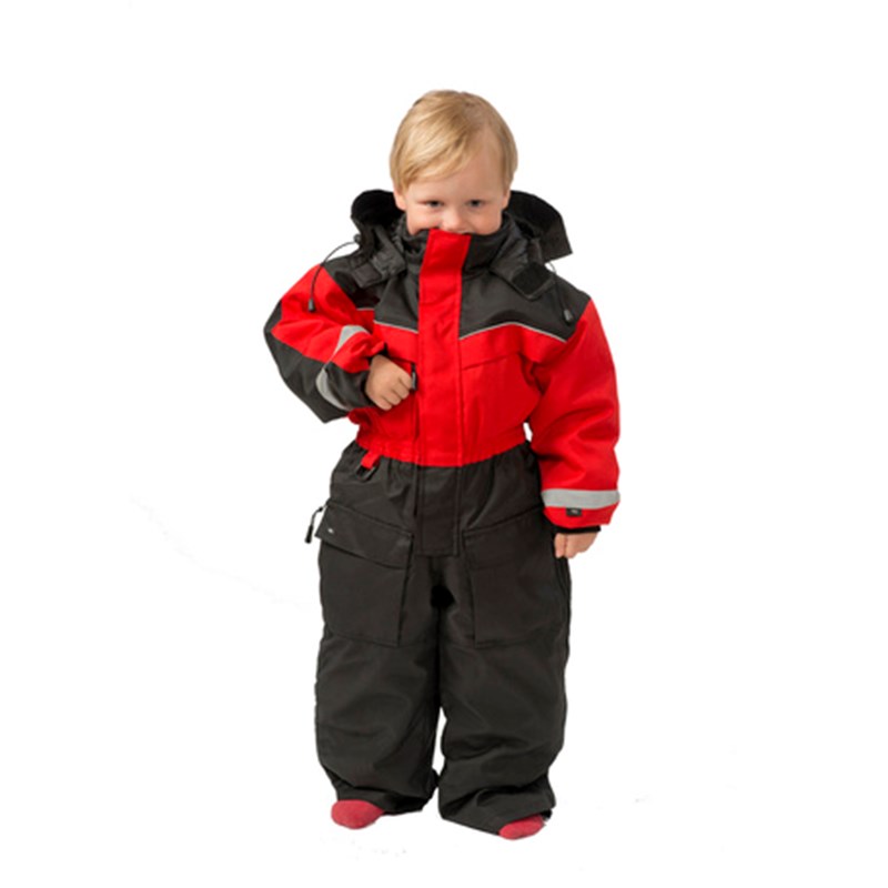 Snowpeople Safari haalari lasten pun./musta 130