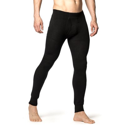 Woolpower Long Johns with Fly 200 musta XL