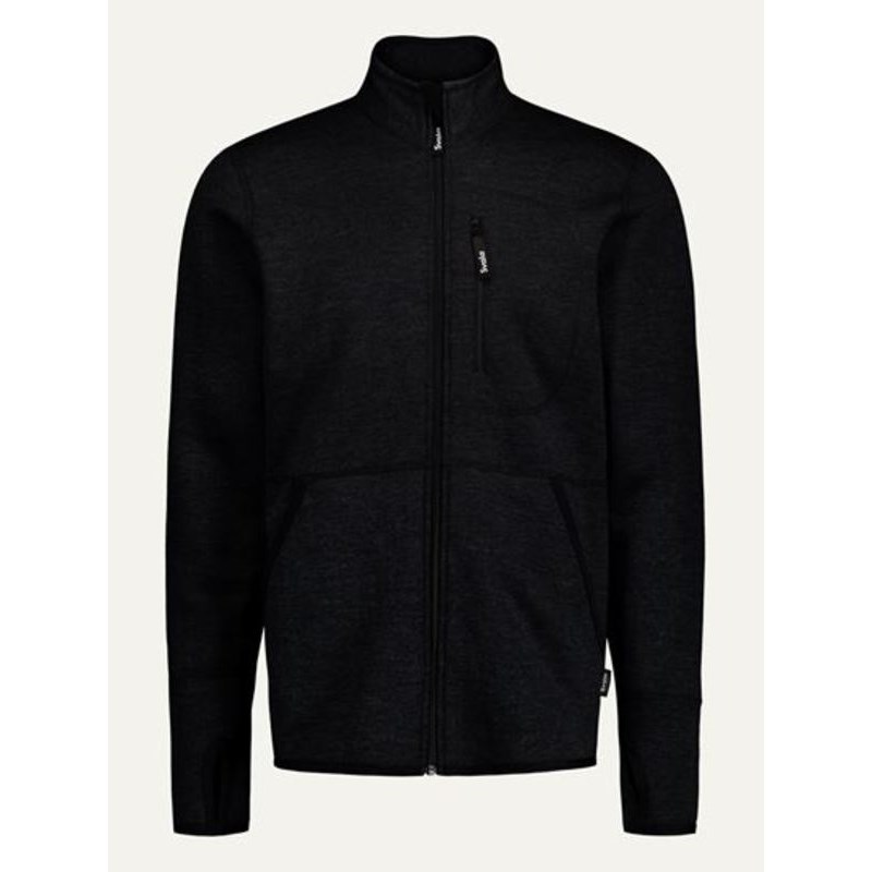 SVALA Merino Fleece Mid-layer Takki musta XL