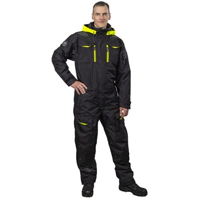 TALVIHAALARI 2XL FALCON MUSTA/FL.KELT