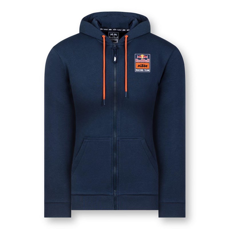 RB KTM WOMEN BACKPRINT ZIP HOODIE XXS