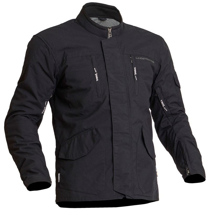 Lindstrands Tekstiilitakki Tyfors Musta 50