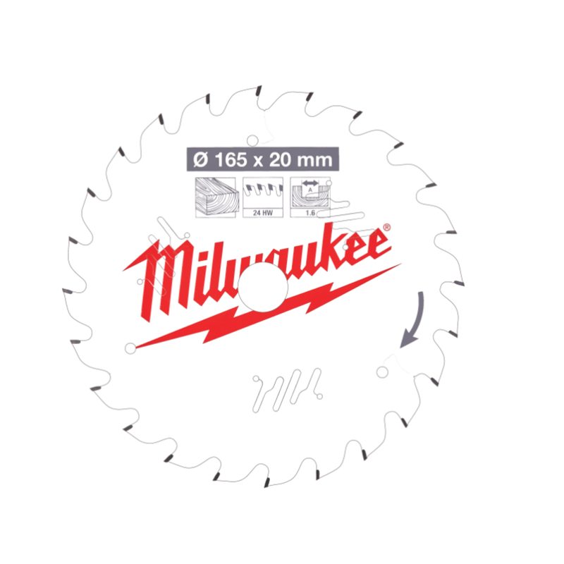 Milwaukee Pyörösahanterä W165X20X1.6X24