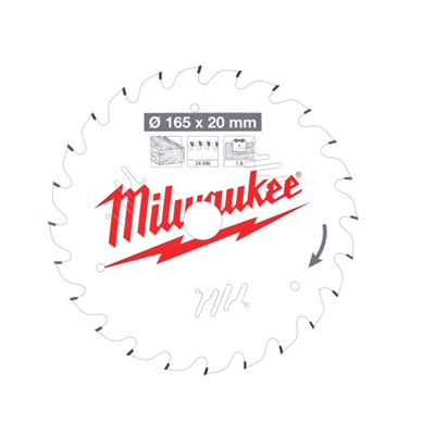 Milwaukee Pyörösahanterä W165X20X1.6X24