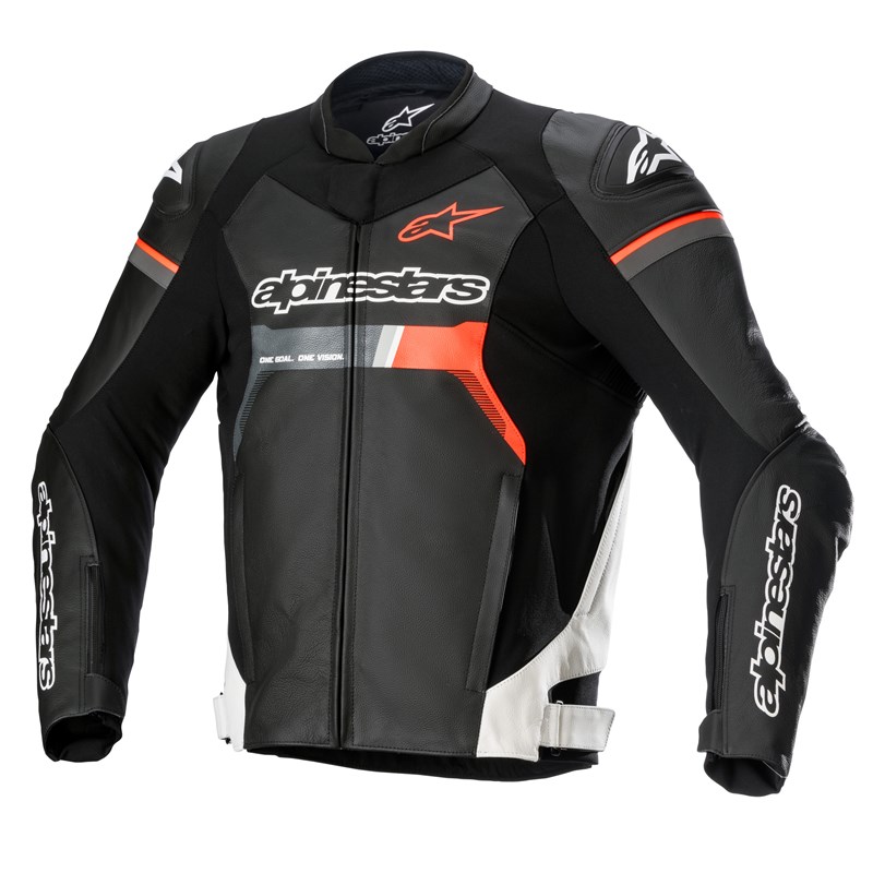 Alpinestars Nahkatakki GP Force Tech Air Musta/Valkoinen/Punainen 50