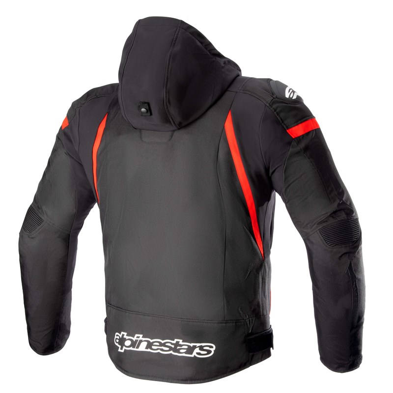 Alpinestars Tekstiilitakki Zaca Vedenpitävä Musta/Punainen/Valkoinen M
