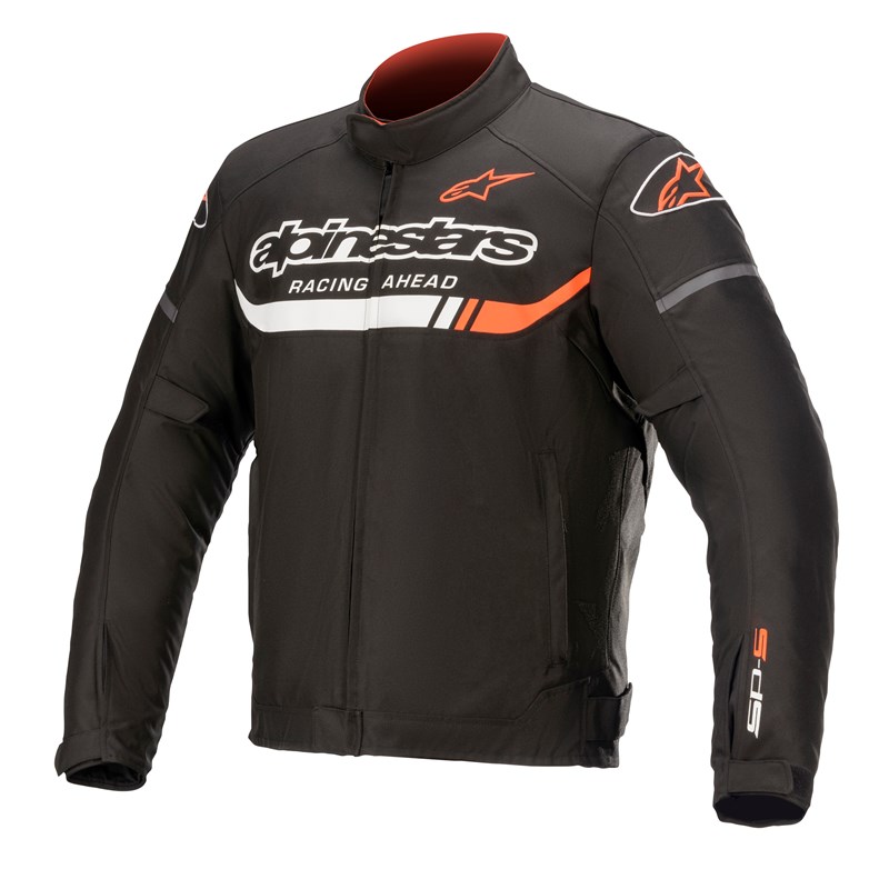 Alpinestars Tekstiilitakki T-SP S Ignition Vedenpitävä Musta/Punainen fluo M