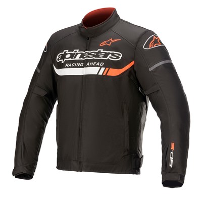 Alpinestars Tekstiilitakki T-SP S Ignition Vedenpitävä Musta/Punainen fluo M
