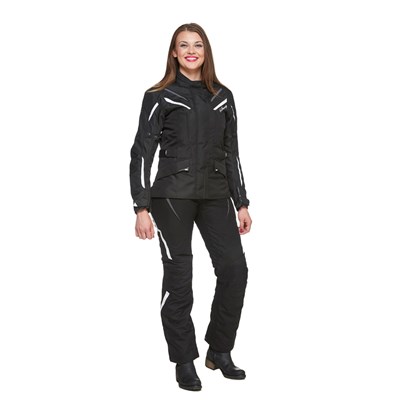 Sweep Tekstiilitakki Voyage Vedenpitävä, Musta/Valkoinen D-Size 36