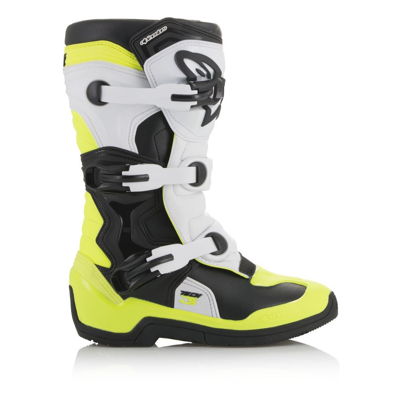 Alpinestars Saapas Tech 3s Junior musta/valk./fluo kelt. 40,5