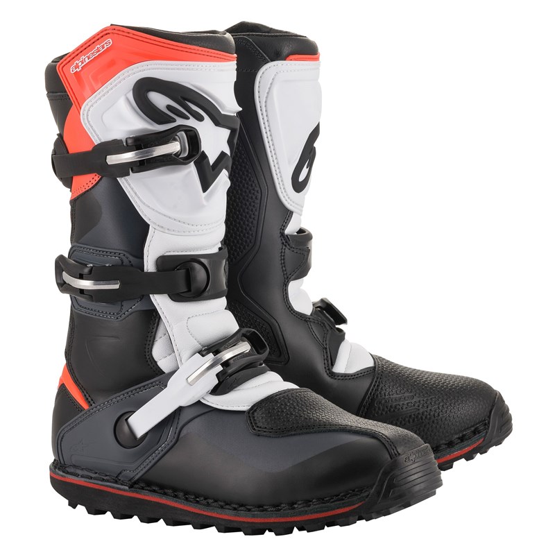 Alpinestars Saapas Tech T Musta/Harmaa/Pun Fluo 44,5 (10)
