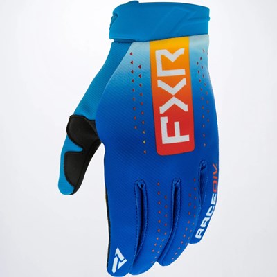 Yth Reflex MX Glove Blue/Tangerine M