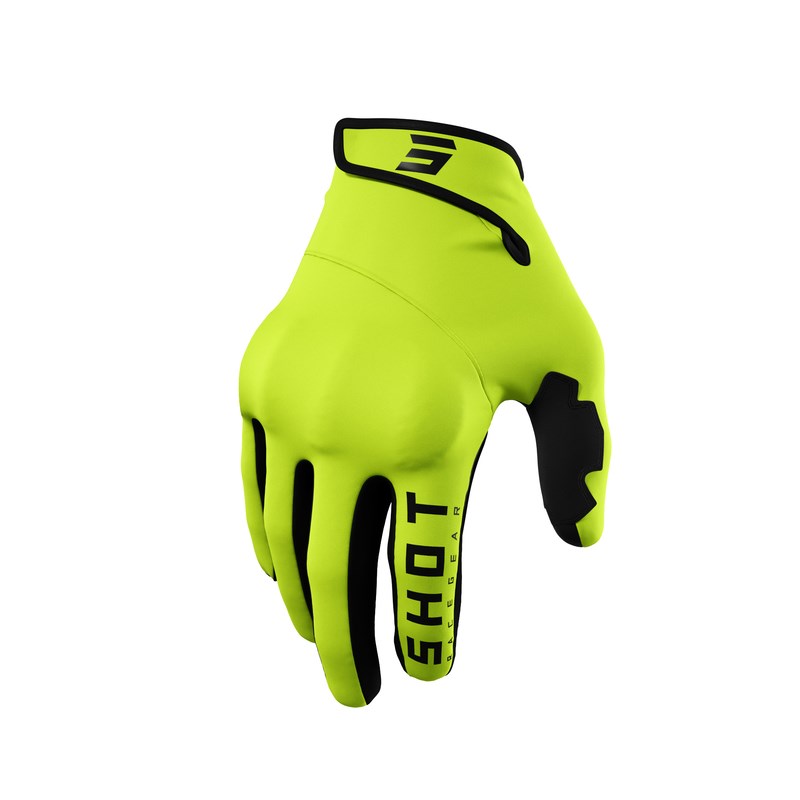 SHOT Hanskat Trainer Ce 2.0 Neon Keltainen 13