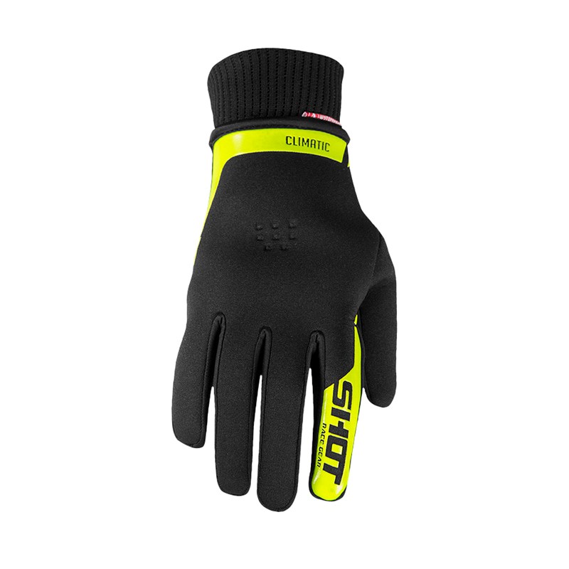 SHOT Hanskat Climatic 2.0 Musta/Neon Keltainen 09