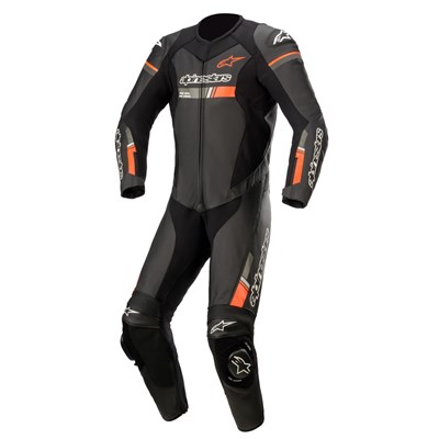 Alpinestars Nahkapuku GP Force Chaser V2 1 PCS Musta/Fluo Punainen 56
