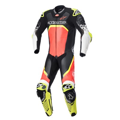 Alpinestars Nahkapuku GP TECH v4 Tech Air Musta/Punainen/Keltainen 52