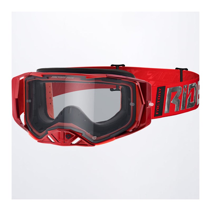 Factory Ride Clear MX Goggle OS Livid