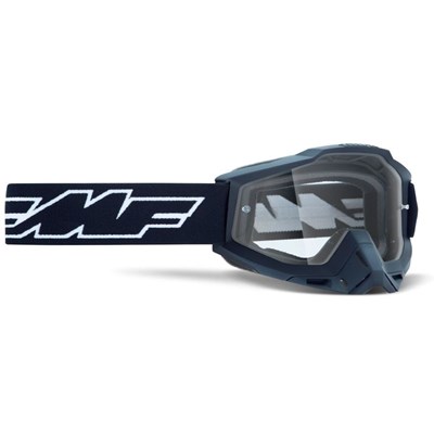 FMF POWERBOMB Enduro Goggle Rocket Musta - Kirkas Double Linssi