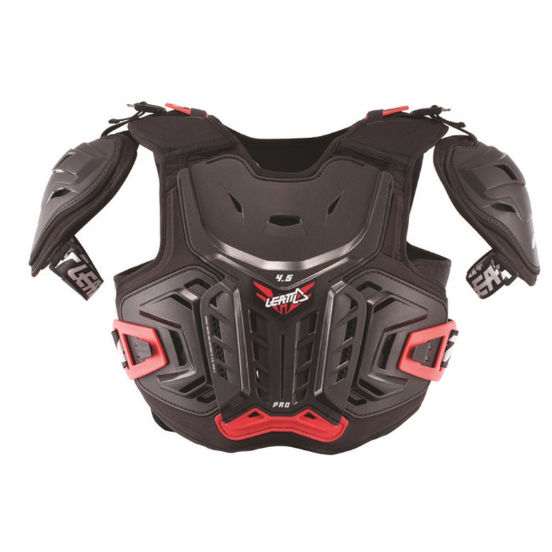 Leatt Chest Protector 4.5 Pro Black/Red #Junior 134-146CM