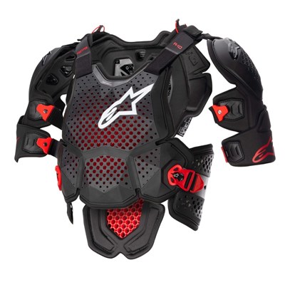 Alpinestars Suojaliivi A-10 V2 Full Chest Musta/antrasiitti XS/S