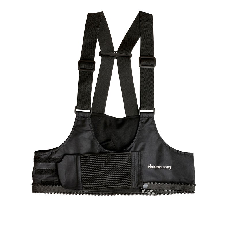 Halvarssons Housun yläosan pidennys Bib V2 Musta D70