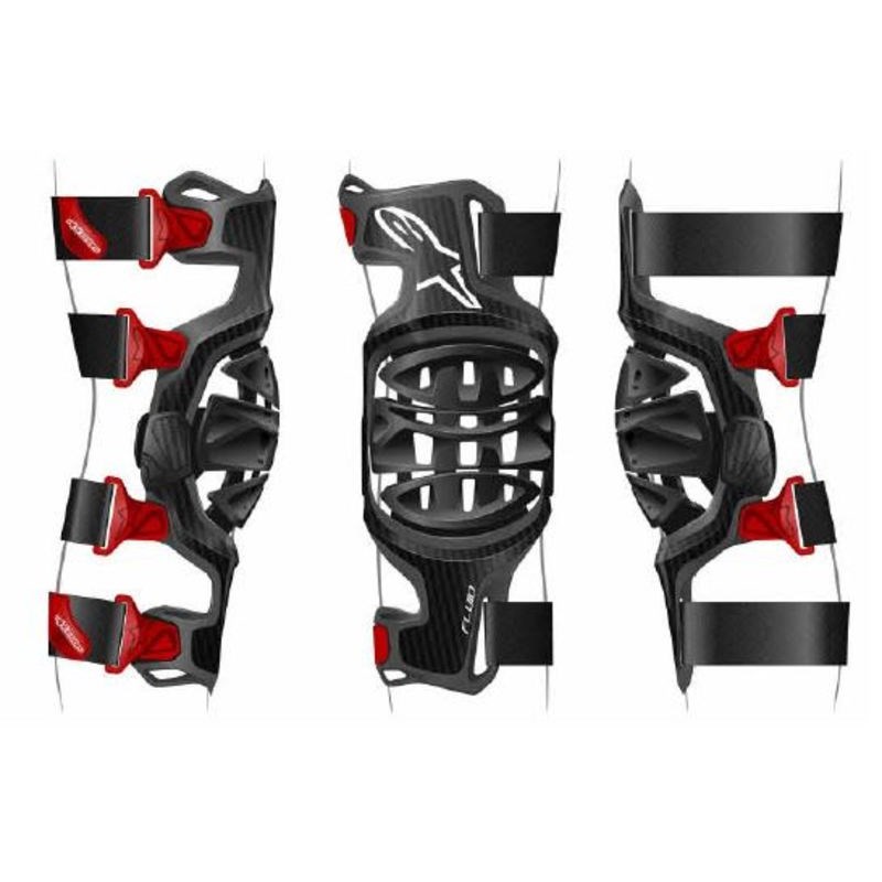 Alpinestars Bionic 10 Carbon Polvisuoja vasen XL/2XL