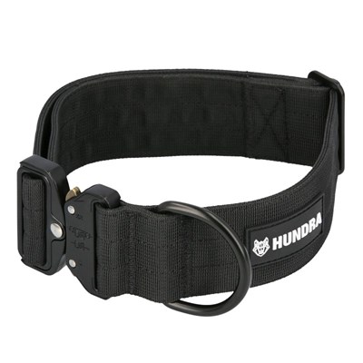 Hundra Taktinen Koiran Kaulapanta L-XL, Musta