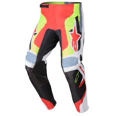 Alpinestars Housut Fluid Agent Musta/Punainen/Keltainen Fluo 30