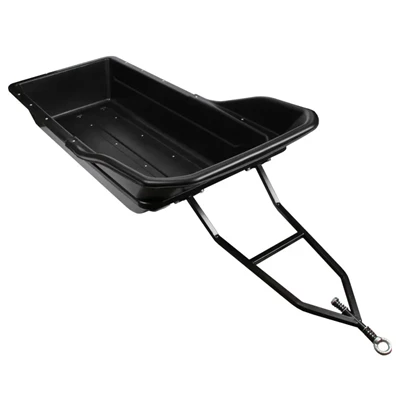 Haghus ahkio vetoaisalla ja lumisuojalla, 150x66x26cm