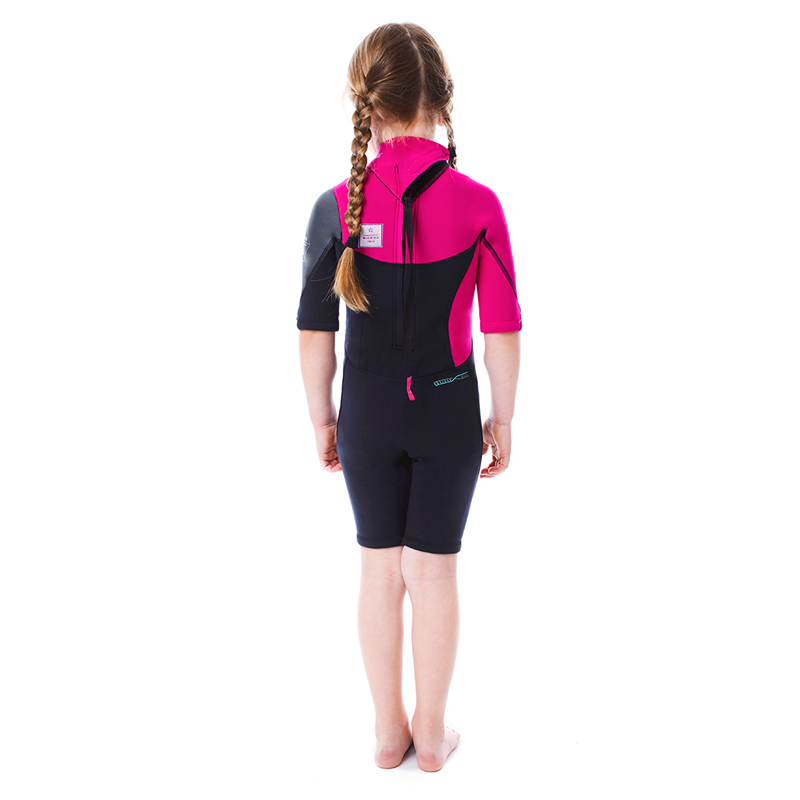 JOBE Boston Shorty 2mm lasten märkäpuku pinkki 2XL (153-164cm)