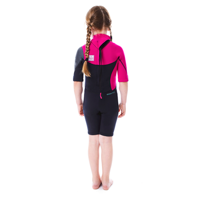 JOBE Boston Shorty 2mm lasten märkäpuku pinkki 2XL (153-164cm)