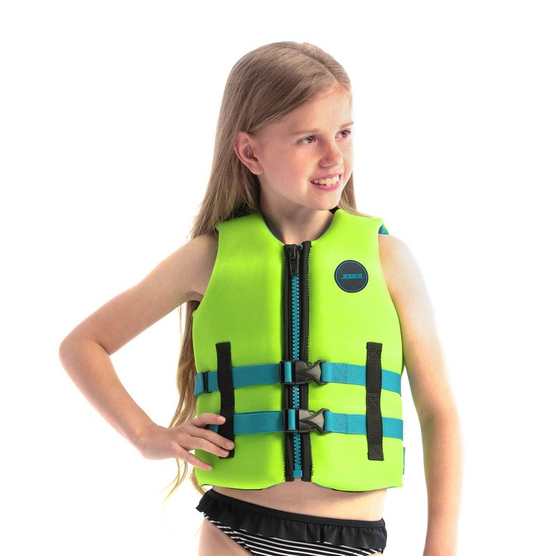 JOBE Neoprene lasten kelluntaliivi limevihreä 116
