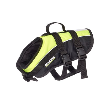 Baltic Mascot koiran kelluntaliivi UV-keltainen/musta XS 0-3kg
