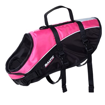 Baltic Mascot koiran kelluntaliivi pinkki/musta XS 0-3kg