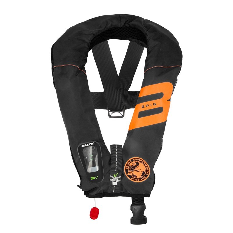 Baltic Epiq 165 harness auto ilmatäytteinen pelastusliivi musta 40-150kg