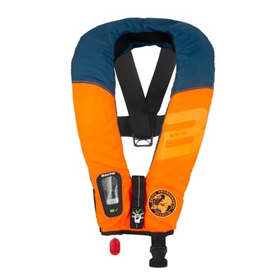 Baltic Epiq 165 harness auto ilmatäytteinen pelastusliivi oranssi/navy 40-150kg