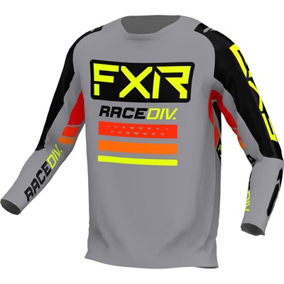 Clutch Pro MX Jersey Grey/Black/Hivis 2XL